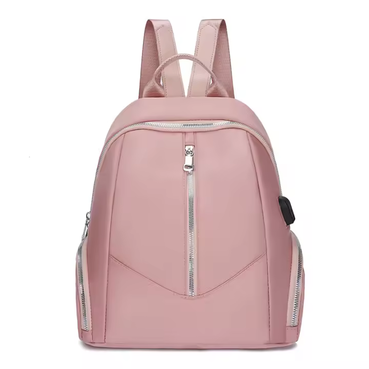 Mochila para mujer, nueva, sencilla, de gran capacidad, a la moda, para viajes al aire libre, versión coreana, mochila de nailon - 1