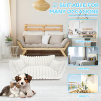 Sofá Para Gatos Y Perros Cama De Invierno Caliente Muebles De Lujo Fácil De Lavarse Y Retirar Funda Removible Para Pequeños Y Medianos Mascotas - details 5