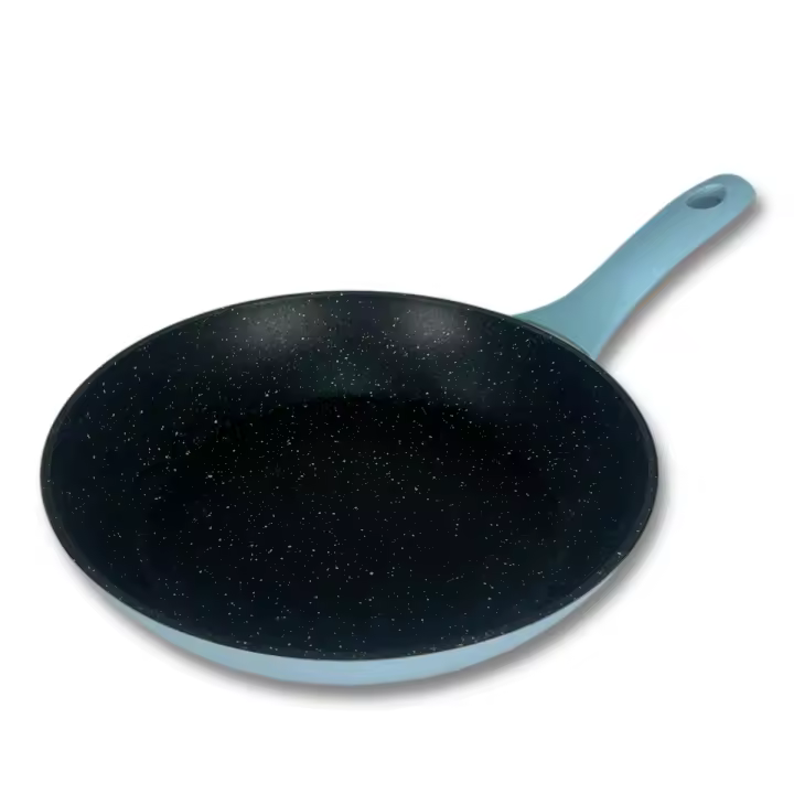 Sartenes de Cocina Color Azul Celeste Horizon, De Aluminio Forjado, Revestimiento Aspecto Piedra, Antihaderente Tricapa, Compatible con Gas, Vitrocerámica y Cocinas De Inducción, Libre De Pfoa - 1