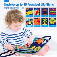 Libro De Actividades Montessori Para Bebés Juguetes Educativos Portátiles Fomentan Los Habilidades De Mano-Eje Para Niños De 3-6 Años - details 20