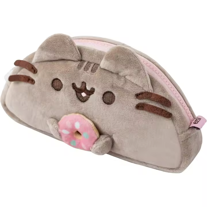 Estuche Escolar - Estuche de Felpa, Estuche Rectangular PARA LA Vuelta al Cole - Estuche para Niña, Sweatshirt, Gris - 1