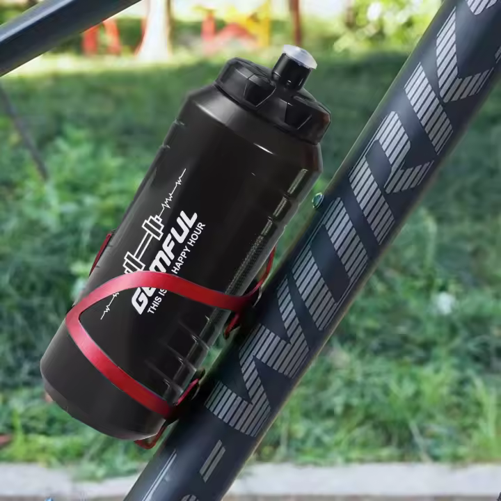 Botella De Agua Para Bicicleta 1000ml a Prueba De Fugas Con Tapón De Succión Fácil Para Deportes MTB Ciclismo Y Viajes - 1