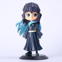 Figura De Anime Demon Slayer 13-15cm Nezuko Tanjirou Zenitsu Inosuke Kyoujurou Giyuu Qposket PVC Juguete Modelo Para Niños Regalo - details 14