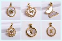 Colgante De Metal Enchapado En Oro 18K Para Fabricación De Collares Hebilla Liso Para Colgantes Gancho Para Cierres Clips - details 14
