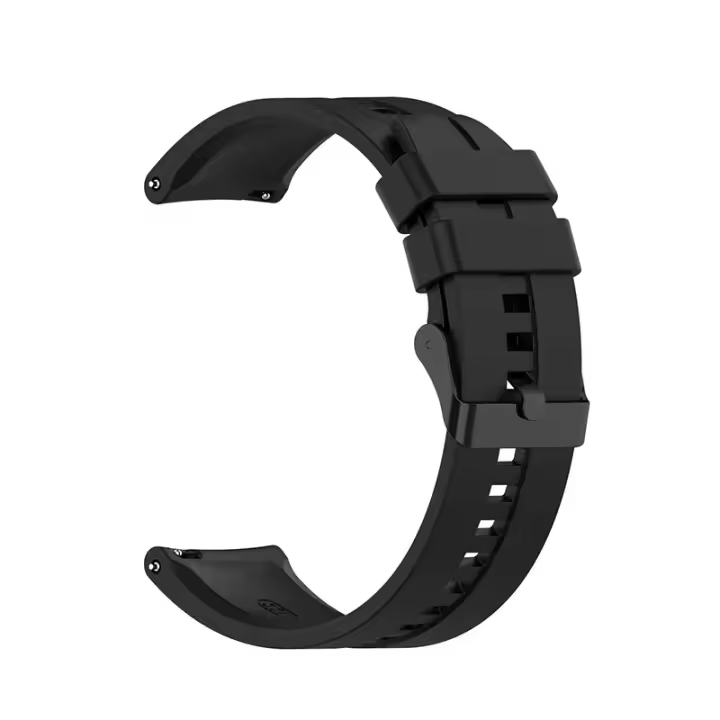 Correa De Reloj De Silicona 20mm/22mm Con Liberación Rápida Impermeable Y Suave Para Smart Watch Compatible Con Samsung Galaxy Huawei GT4/GT2/GT3 - 1