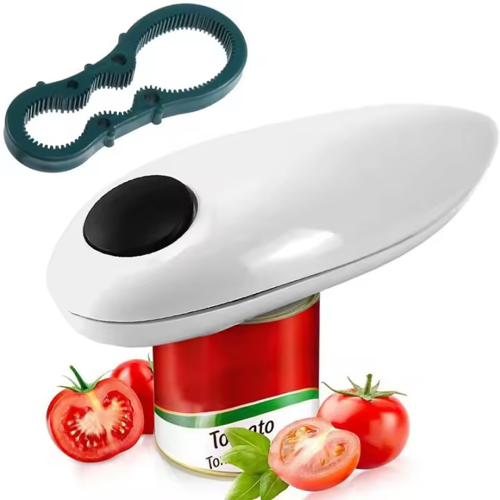 Aparato De Apertura Automático De Lata Y Botella Eléctrico Portátil Herramienta De Apertura De Cocina Sin Manos Ecológica - 1