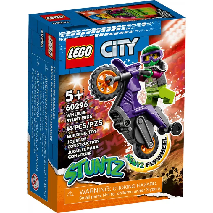 LEGO CITY STUNTZ - MOTO ACROBÁTICA: RAMPANTE, 60296, TIENDA CON LICENCIA OFICIAL - 1
