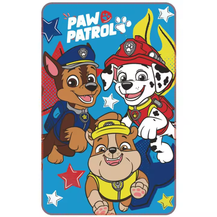 Paw Patrol Manta Infantil Coralina 150x95 200gsm - Manta de Invierno La Patrulla Canina - 1