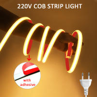Tira De Luz LED COB 220V Alta Brillo Para Habitación Cocina Exterior Impermeable Flexible Para Iluminación Doméstica - details 1