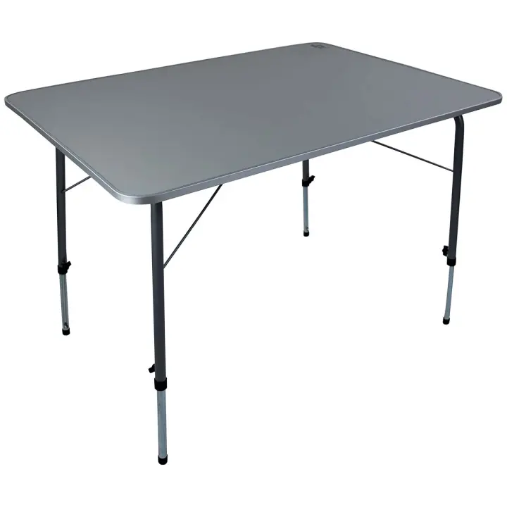 Bo-Camp - Mesa de camping - Altura regulable - 100x70 cm - 1