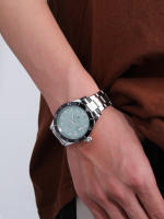 Reloj De Pulsera Para Hombre En Acero Inoxidable Calendario Estilo Business Moda Deportiva Regalo Para Fiestas Movimiento Cuarzo - details 19
