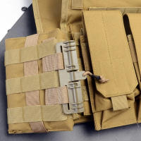Set De Inclinación Rápida Para Chaleco Táctico 2PCS Kit Molle Universally Mimetismo Para Paintball Airsoft Uso Militar En Training Y Exercicio - details 1