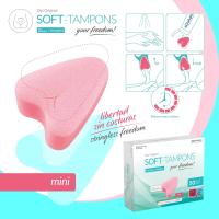 JOYDIVISION SOFT TAMPONES ORIGINALES MINI (50 Unid)I Tampones sin cordón para deporte, natación y spa I Esponjas menstruales ultra suaves I Inserción y extracción fáciles I Soft tampón sin cordón - details 0