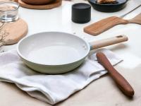 Set de 3 Sartenes Cocina con Revestimiento Antiadherente para Inducción ELEGANTECO | Modelos y Tamaño a Elegir Ø20/22/24/26/28/30/32 cm | Mango Soft-Touch | Juego de Sartenes | Libre de PFOA - Happy Friends - details 4