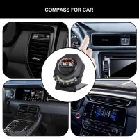 Compas De Coche Con Inclinómetro Y Pantalla Analógica Ajustable a 180 Grados Compaña Sférica Plegable Para Indicar Dirección - details 13