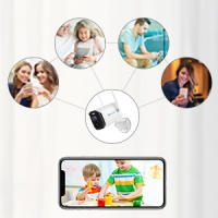 Unilook Camara de Vigilancia 2K con Bateria para Exteriores o Interiores, Camara IP WiFi 100% Inalambrica de 4MP, Vision Nocturna en Color con Foco, Memoria SD/Nube, Sensor de Movimiento PIR, Audio de 2 Vias, WiFi de 2,4 GHz, Push. Color Blanco - details 10