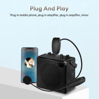 Set De Micrófono Inalámbrico 2.4G Con Transmisor Y Receptor Para Amplificador Y Altavoz De Voz Adecuado Para Enseñanza Y Guía Turística - details 3
