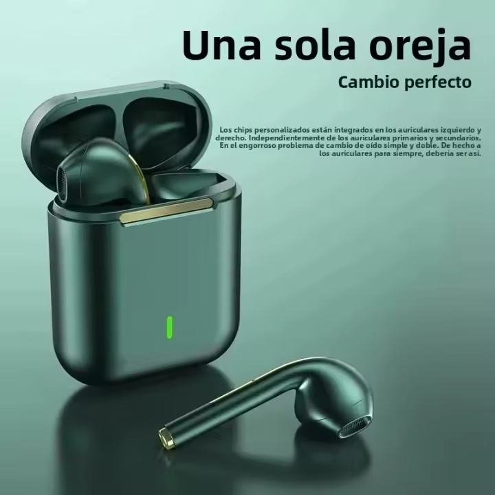 Auriculares Inalámbricos J18 Bluetooth 9D Reducción De Ruido Gaming Con Micrófono TWS Auriculares Hands-free Nuevos - 1