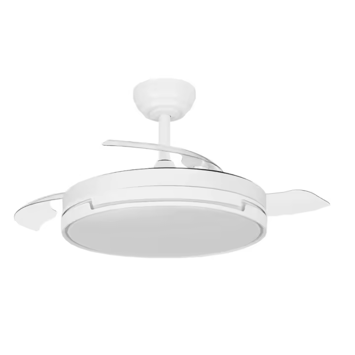 Ventilador fabrilamp modelo Papiro motor DC 59w 3aspas 91diametro 6980lumens 3000-4000-6000k Remot+mem+tempo - 1