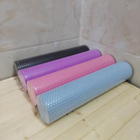 Rodillo De Yoga De EVA Espuma Redonda Y Hexagonal Para Ejercicios De Pilates Mejora Los Ejercicios De Hogar Diámetro 9.5 Cm Longitud 45 Cm - details 0
