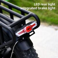 Bicicleta Eléctrica Plegable Adulto ENGWE Engine X 20*4.0 pulgadas Neumáticos gordos Chaoyang todoterreno Motor 250W batería de bicicleta eléctrica 48v 13Ah Velocidad máxima 25 km/h Autonomía de 100 km Freno de disco dual Carga máxima 150 kg - Negro - details 9