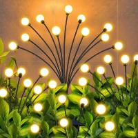 Luces Solares Firefly Impermeables Para Jardín Y Paisaje Decoración De Fiestas 6/8/10L Luz De Jardín Moderna Instalación Por Asamblea - details 4