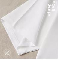 Camiseta Hombre Pesada 240gsm Talla Grande Sin Estampado Verano Cuello Redondo Manga Corta 100% Algodón Color Sólido Moda Casual - details 6
