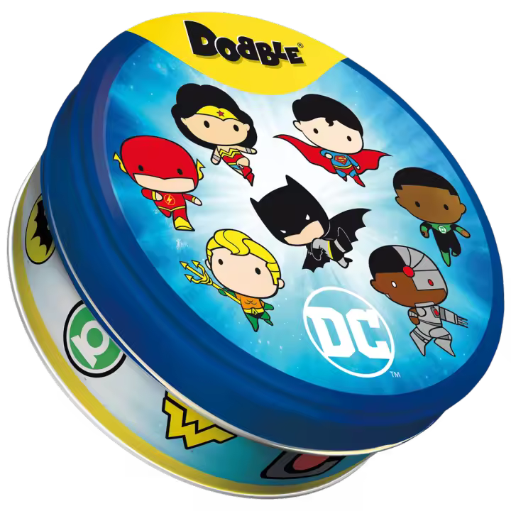 DOBBLE DC UNIVERSE juego de cartas en Castellano editado por Asmodee - 1