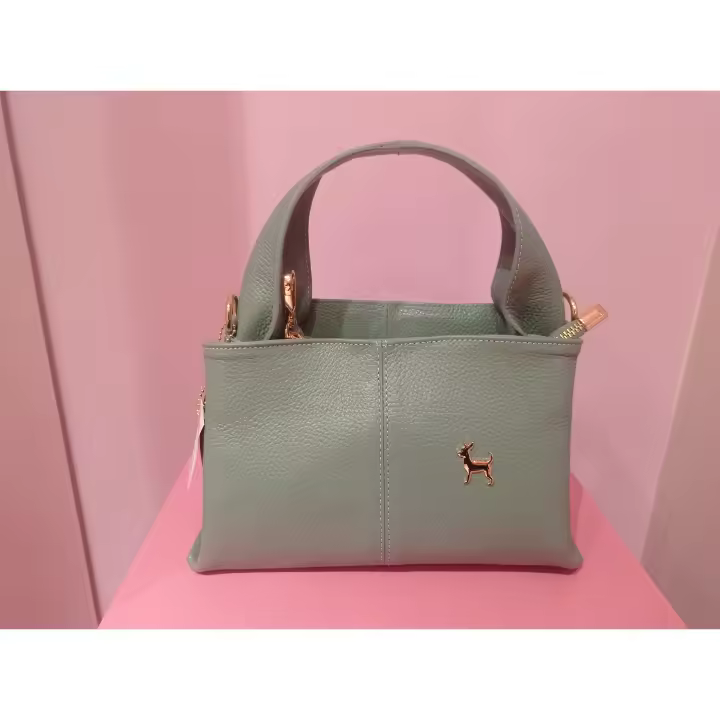 Bolso Chiguagua de piel verde , Ref: CHB251220-1 - 1