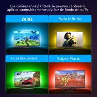 Ambient TV PC Backlight LED Strip Lights Para Dispositivos HDMI USB RGB Fita De Pantalla Color Sync Kit De Luz LED Para Alexa/Google /TV Box - details 1