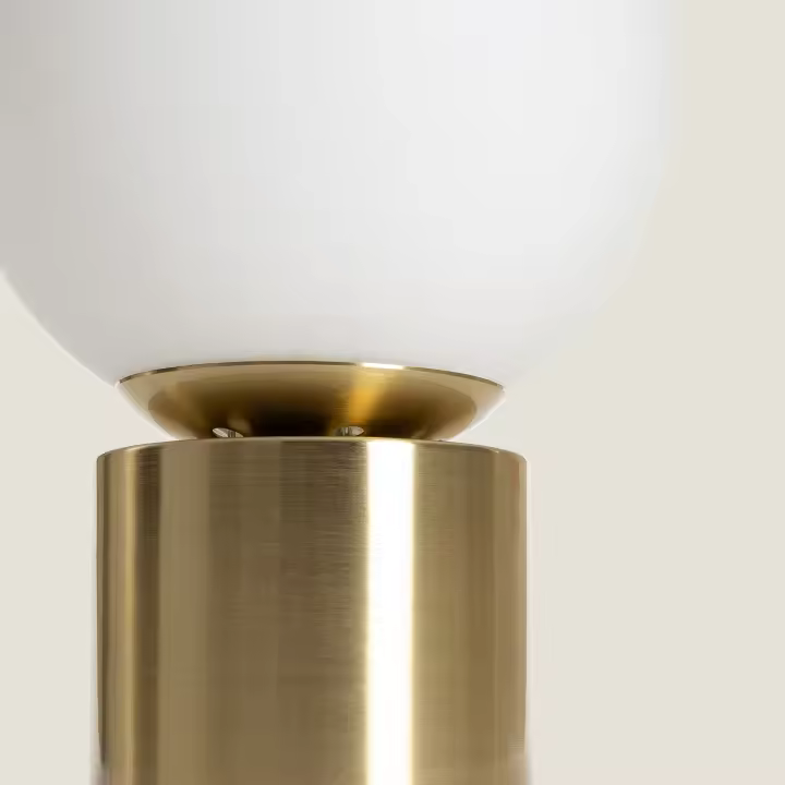Ledkia Lámpara de Mesa Metal Atenas - Diseño Elegante y Personalizable - 1