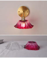 Lámpara Colgante De Vidrio Colorido LED Moderna Para Dormitorio Y Sala De Estar Iluminación Suspenso Candelabro Individual Para Barra De Hotel - details 18