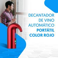 Decantador eléctrico, decantador portátil automático, recargable por USB, incluye tubo de silicona y cable de carga USB, filtro y botón de encendido/apagado, batería de 1500 mAh - details 1