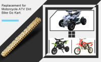 GOOFIT Cadena De Propulsión Pesada 428 104 Enlaces Para Motocicleta Scooter ATV Bicicleta De Tierra Y Go-Kart Dorado Repuesto De Cadena De Motocicleta - details 2