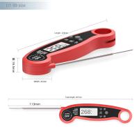 Termómetro Digital Portátil Para Barbacoa Y Hornear En La Cocina Con Punta Plegable Para Carne Herramienta De Medición Para El Hogar - details 1