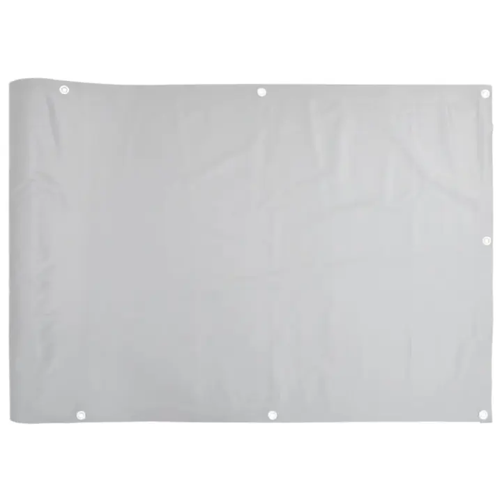 Pantalla DE PRIVACIDAD DE Balcón PVC gris 500x75 cm - 1