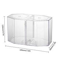 Acuario De Acrílico Para Peces Guppy Y Betta Jaula De Cría Y Aislamiento Transparente Tanque De Acuario De 1.5L - details 3