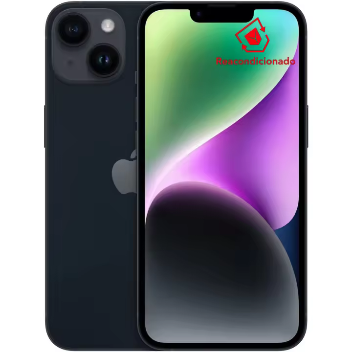 Apple iPhone 14 128GB Negro REACONDICIONADO Grado A+ Garantía 2 años - 1