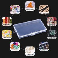Caja De Almacenamiento Ajustable De Plástico Con Etiquetas Para Joyería Arte De Uñas Y Accesorios De Pintura Diamante Caja De Contenedor Con Ganchos De 28 - details 6