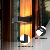 Lámpara De Pared Impermeable Para Exterior Iluminación De Jardín Y Pasillo Con Diseño De Luz Arriba Y Abajo Material De Aluminio Moderna LP-0629 - details 2