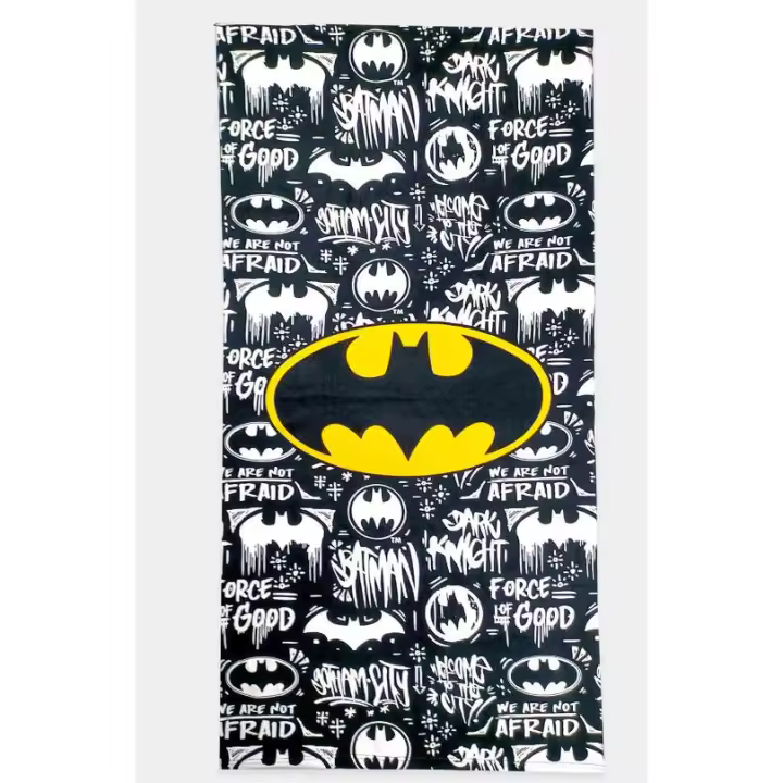 Toalla de playa y piscina microfibra Batman. - 1