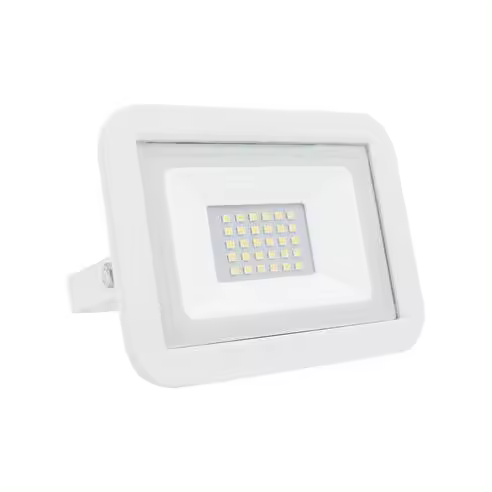 Proyector led plano blanco matel ip65 20w fría - 1