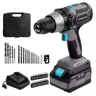 CECOTEC 70005 Taladro de batería perforador y atornillador con velocidad de 1800 rpm Perfect Drill 4020 X-treme CecoRaptor - 1