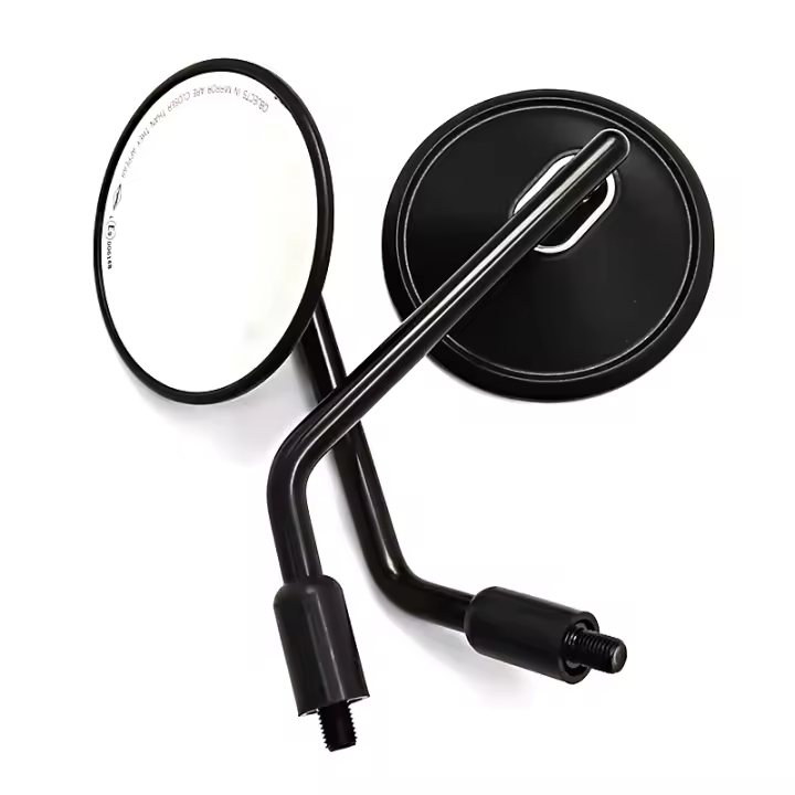 Espejo Retrovisor Ajustable Universal Para Manillar De Motocicleta Modificado Retro Paquete De 2 Piezas Accesorios Para Bicicletas - 1