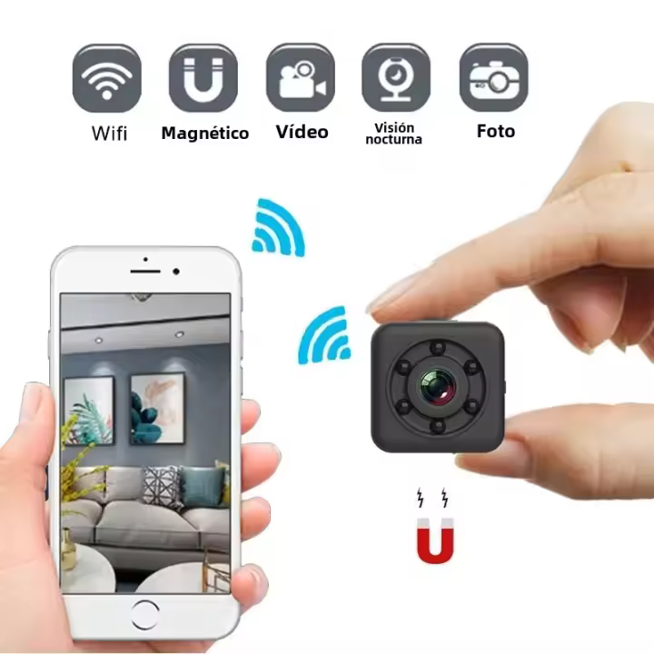 Cámara Mini SQ29 IP HD WIFI Con Visión Nocturna Cámara DV DVR Impermeable Para Seguridad Y Vigilancia Monitoreo De Video Deportivo - 1