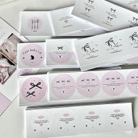 Etiquetas Adhesivas De Lazo De Ballet Para Decoración Y Embalaje DIY 36 Pcs Etiquetas Redondas Autocolantes De Cinta De Lazo - details 1