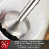 MAGEFESA TANZER Batidora de mano de 600W con vaso graduado de 600ml, tiene control de potencia y modo turbo además de 4 cuchillas de acero inoxidable - details 4