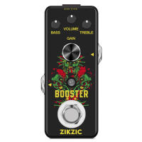 Pedal De Aumento De Guitarra Zikzic Booster Micro Limpio Verdadero Ganancia Pedal Mini Booster Puro Para Guitarra Eléctrica Con Bypass Verdadero - details 0