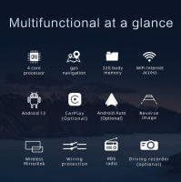 Reproductor De Radio Para Coche 1Din Pantalla Táctil Retráctil De 7 Pulgadas MP5 Con CarPlay Sin Fios Android Auto Mirror Link WiFi GPS - details 1