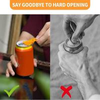 6pcs Abrebotellas Portátil Para Refrescos Y Cerveza a Mano Con Sellador Antipolvo Y Sin Manos Abrebotellas Simple - details 4